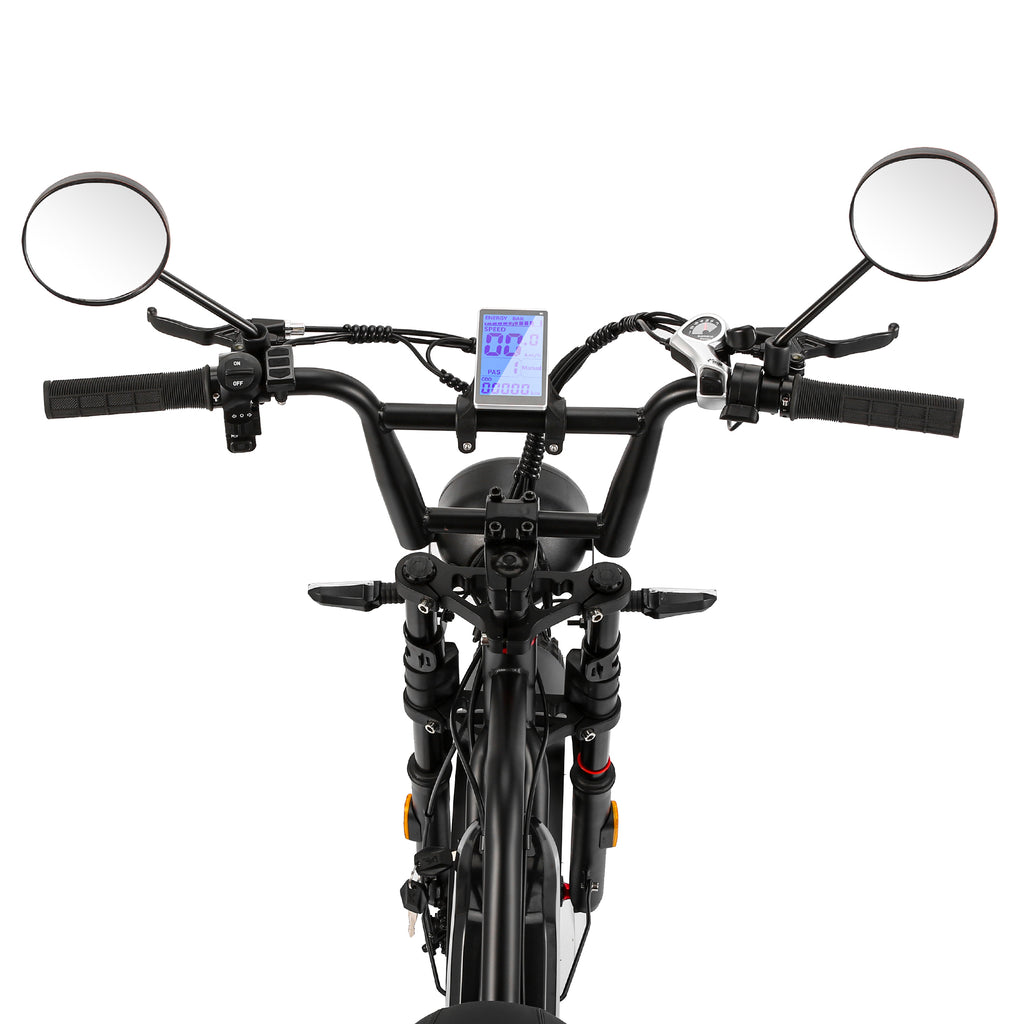 Stebik 0034 Plus Electric Bike Black Model City Cycling - Low stand-over frame design, easy to get on and off