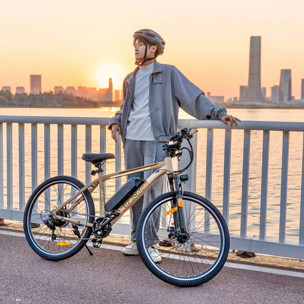 26-inch Electric Assist Bicycle | Aluminum Alloy Frame | 35-Speed Gearing | Maximum Range 100km | IP65 Waterproof
