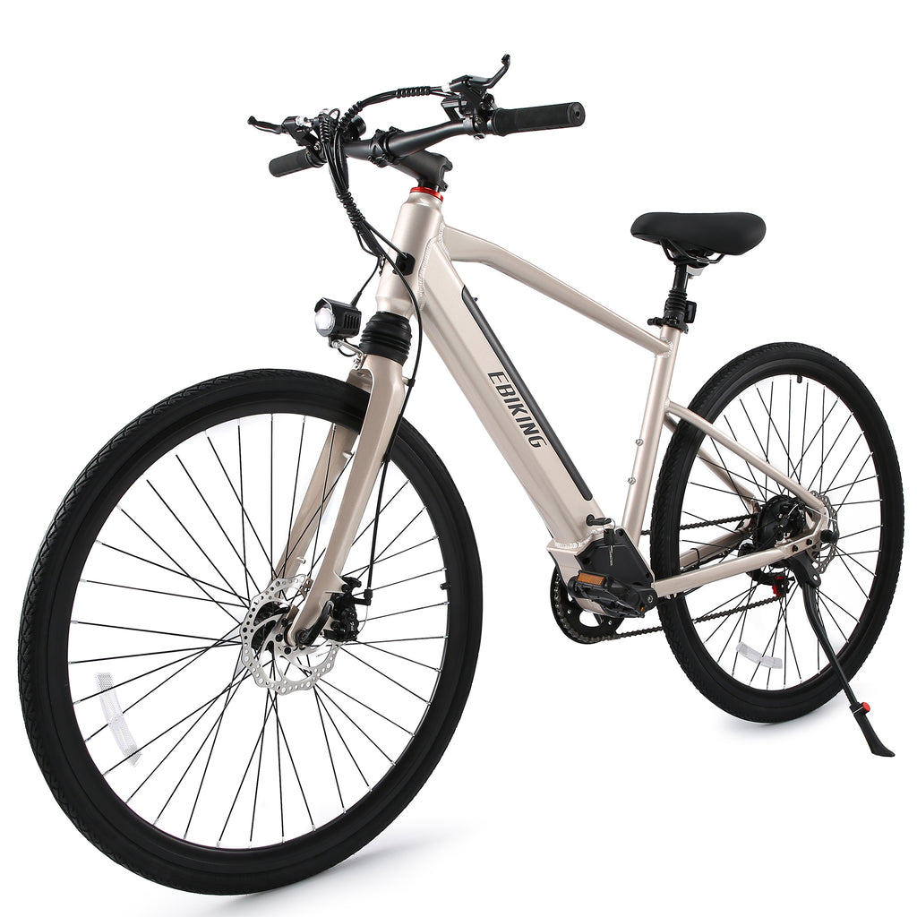 ​​Ultralight 17kg aluminum-frame e-bike​​ with ​​500W high-torque motor​​ and ​​Shimano 7-speed drivetrain​​,Features ​​100km range battery​​ and ​​IP56-rated LED headlight​​ for all-weather reliability.