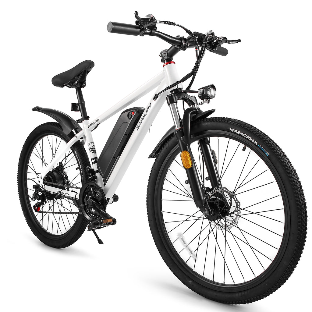 ​​Rider conquering rocky trail on Sptebik WindRunner 90E​​ featuring ​​120kg payload aluminum frame​​, ​​4.0" knobby tires​​ with 30% enhanced traction, and ​​1000-lumen adaptive headlight​​ illuminating path at dusk.