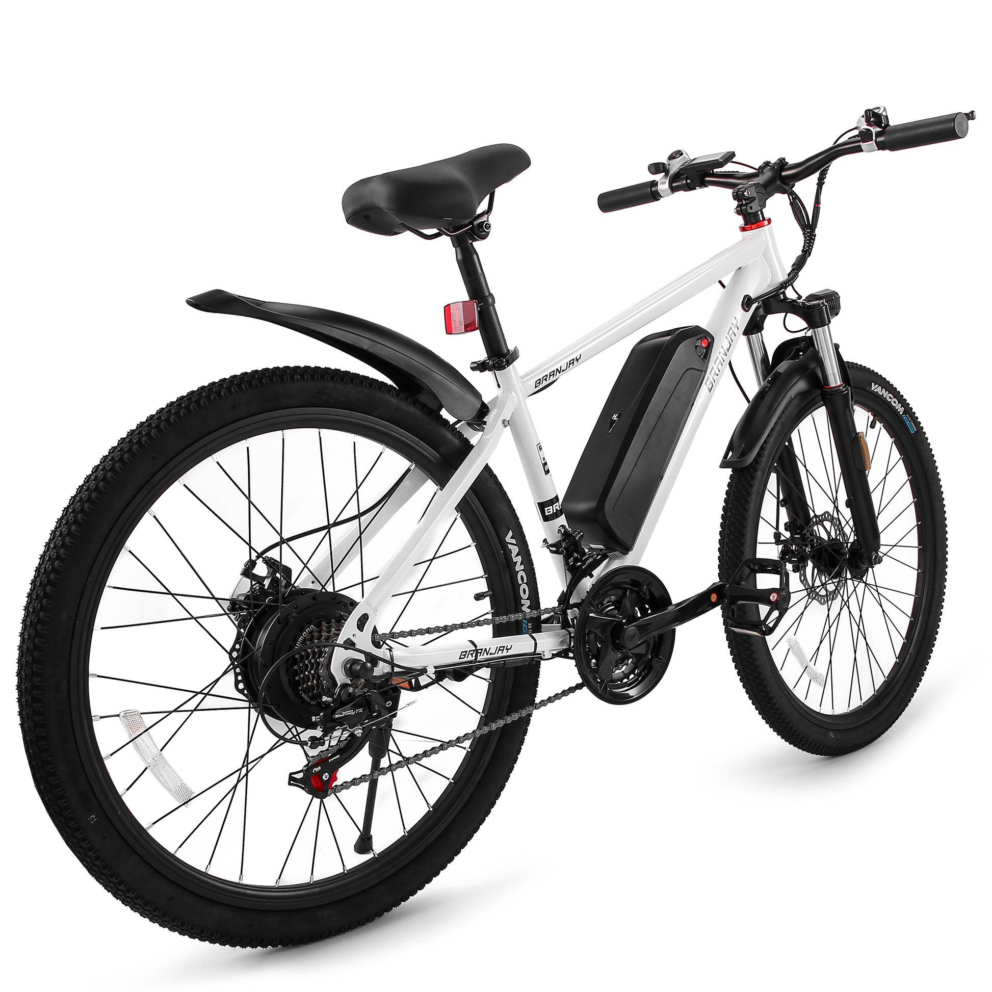 ​​Rider conquering rocky trail on Sptebik WindRunner 90E​​ featuring ​​120kg payload aluminum frame​​, ​​4.0" knobby tires​​ with 30% enhanced traction, and ​​1000-lumen adaptive headlight​​ illuminating path at dusk.