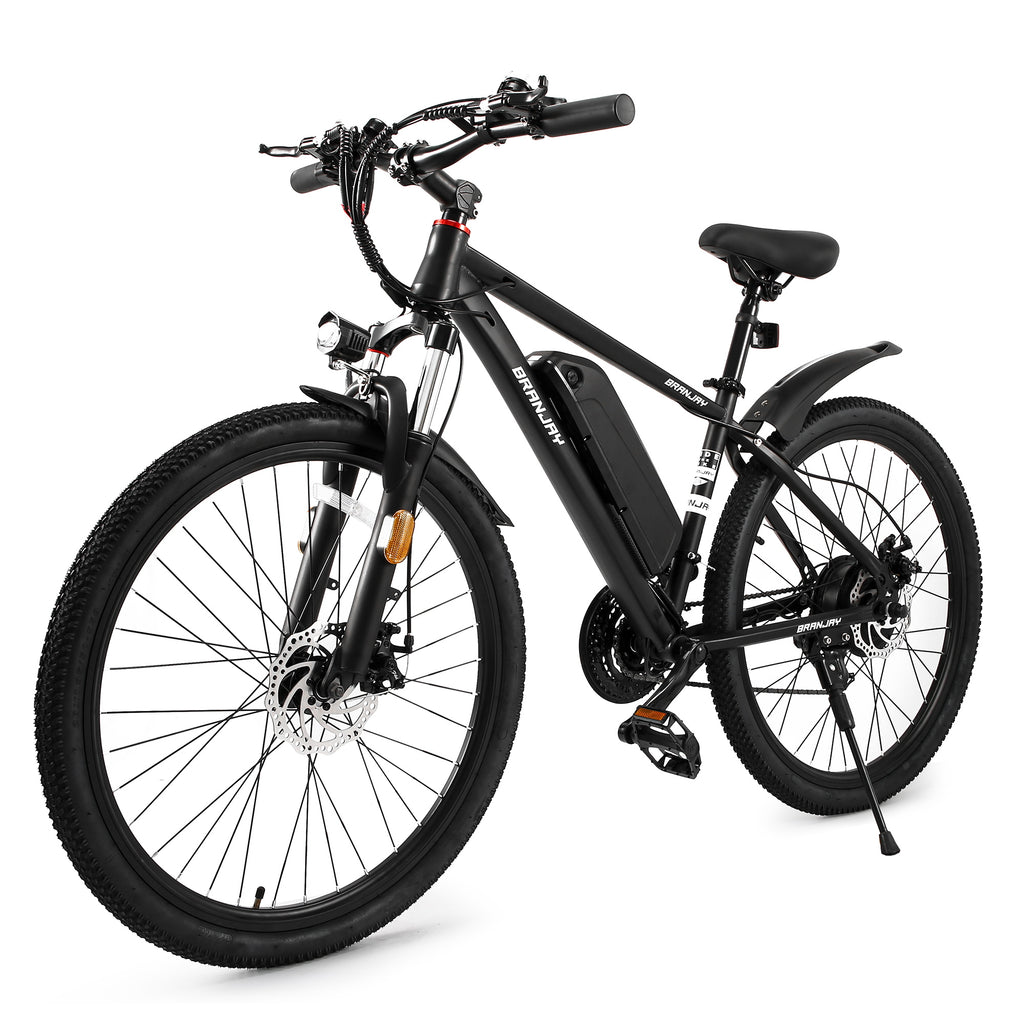 ​​Rider conquering rocky trail on Sptebik WindRunner 90E​​ featuring ​​120kg payload aluminum frame​​, ​​4.0" knobby tires​​ with 30% enhanced traction, and ​​1000-lumen adaptive headlight​​ illuminating path at dusk.